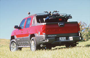 Chevy Avalanche rear view